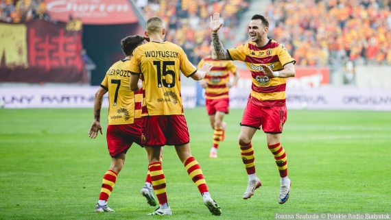 Jagiellonia Białystok - Lechia Gdańsk, 31.08.2025, fot. Joanna Szubzda