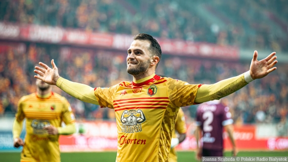 Jagiellonia Białystok - Korona Kielce, 27.10.2024, fot. Joanna Szubzda