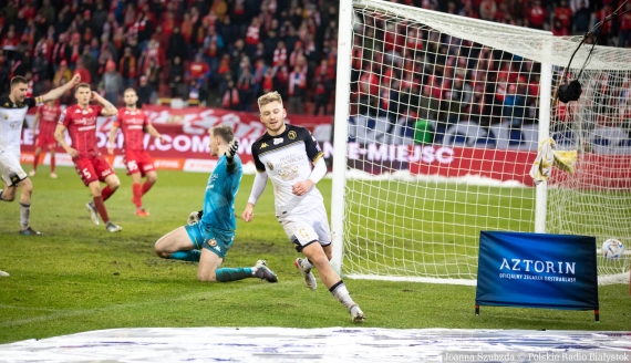 Widzew Łódź - Jagiellonia Białystok, 3.02.2023, fot. Joanna Szubzda