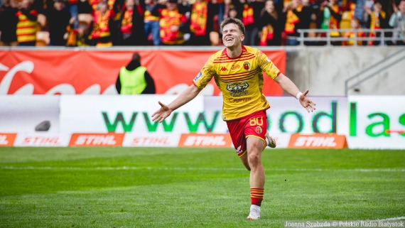 Jagiellonia Białystok - Górnik Zabrze, 4.05.2025, fot. Joanna Szubzda