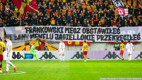 Jagiellonia Białystok - Raków Częstochowa, 2.11.2025, fot. Joanna Szubzda