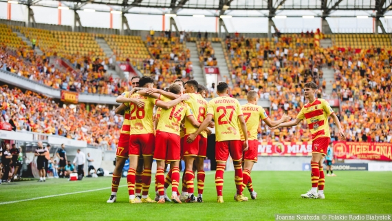 Jagiellonia Białystok - Górnik Zabrze, 27.08.2023, fot. Joanna Szubzda