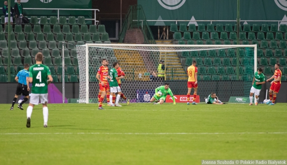 Warta Poznań - Jagiellonia Białystok, 15.10.2022, fot. Joanna Szubzda