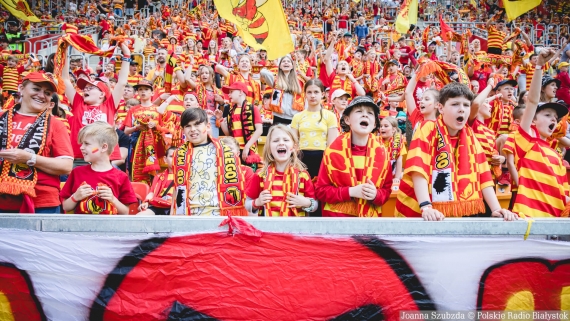 Jagiellonia Białystok - Cracovia, 20.05.2023, fot. Joanna Szubzda