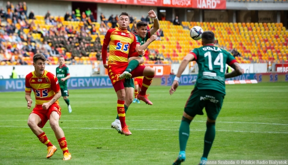 Jagiellonia Białystok - Śląsk Wrocław, 30.04.2022, fot. Joanna Szubzda
