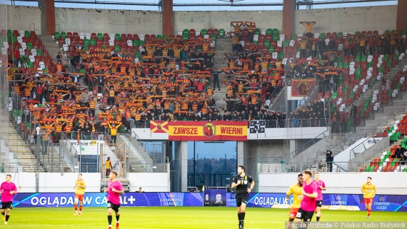 Zagłębie Lubin - Jagiellonia Białystok, 19.10.2024, fot. Joanna Szubzda