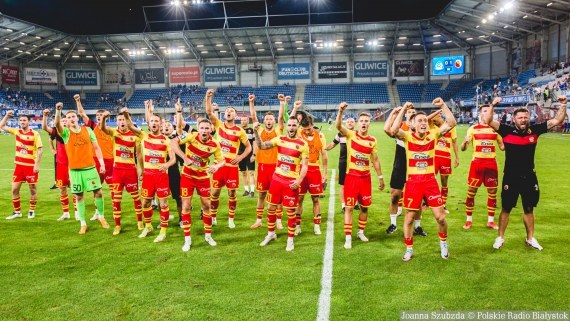 Ruch Chorzów - Jagiellonia Białystok, 19.08.2023, fot. Joanna Szubzda