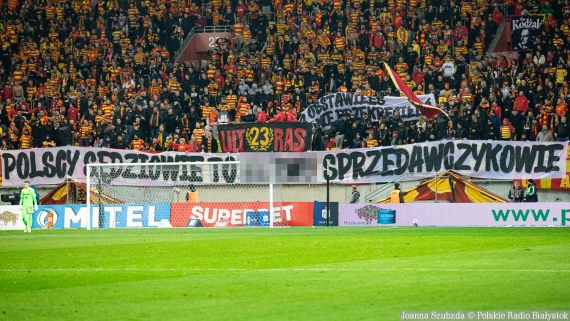 Jagiellonia Białystok - Raków Częstochowa, 2.11.2025, fot. Joanna Szubzda