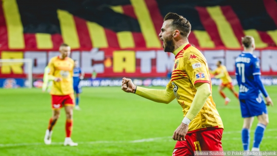 Jagiellonia Białystok - Lech Poznań, 16.03.2025, fot. Joanna Szubzda