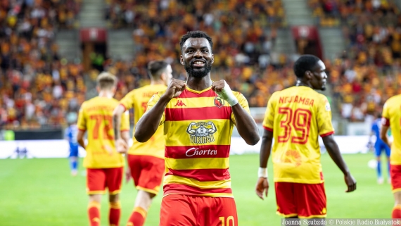Jagiellonia Białystok - FK Paneveżys, 31.07.2024, fot. Joanna Szubzda