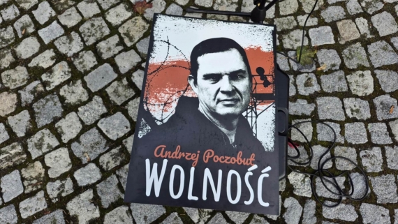 Akcja solidarności z Andrzejem Poczobutem, 25.08.2025, fot. Anna Petrovska