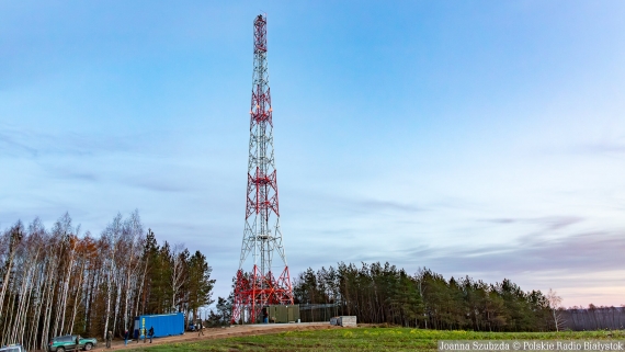 Wieża obserwacyjna przy polsko-białoruskiej granicy, fot. Joanna Szubzda