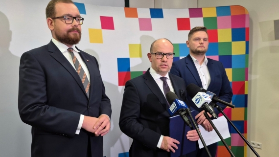 Sebastian Łukaszewicz, Artur Kosicki i Robert Jabłoński, fot. Marcin Gliński