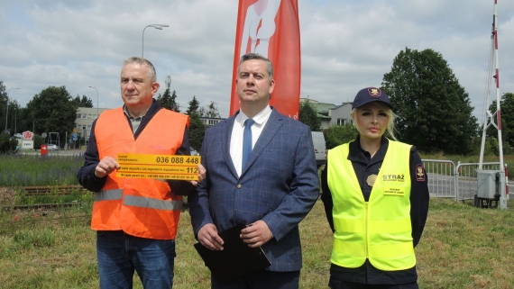 Inauguracja akcji "bezpieczne piątki" w Łomży, 17.06.2025, fot. Adam Dąbrowski