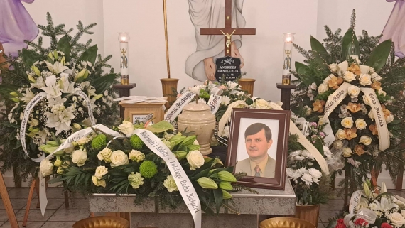 Ostatnie pożegnanie Andrzeja Danilczuka, 22.03.2025, fot. Olga Gordiejew