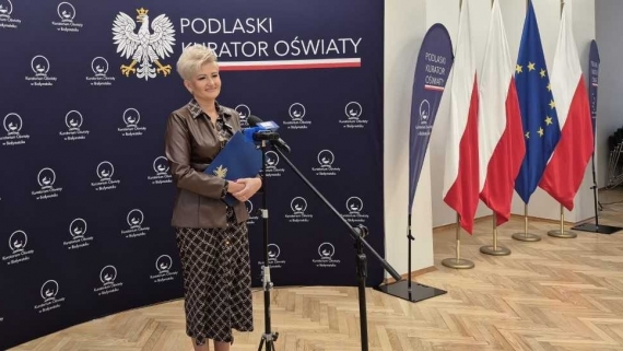 Podlaska Kurator Oświaty Agnieszka Krokos-Janczyło, 29.09.2025, fot. Marcin Gliński