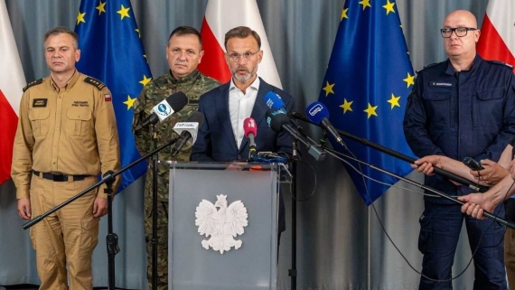 Konferencja po spotkaniu służb z wojewodą podlaskim, 10.09.2025, fot. Podlaski Urząd Wojewódzki