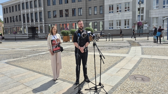 Konferencja prasowa zapowiadająca protest Konfederacji, 17.07.2025, fot. Marcin Gliński