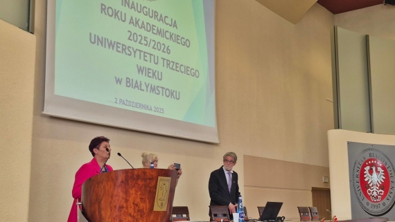 Inauguracja roku akademickiego na Uniwersytecie Trzeciego Wieku w Białymstoku