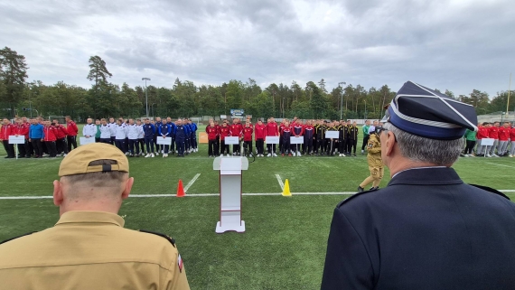 IV Mistrzostwa Polski Strażaków w sześcioosobowej piłce nożnej w Białymstoku, 17.09.2025, fot. Ryszard Minko