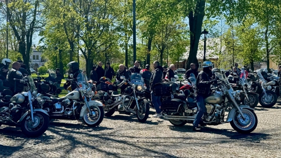 Rozpoczęcie sezonu motocyklowego 2025 w Suwałkach, 26.04.2025, fot. Anna Auron-Wasilewska