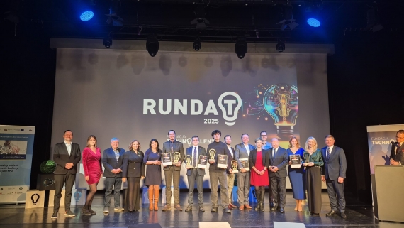 Białostocka Fundacja Technotalenty nagrodziła 5 najbardziej obiecujących projektów na przyszłościowy biznes w konkursie Runda T, 9.12.2025, fot. Ryszard Minko