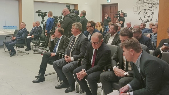 Spotkanie europosłów z mieszkańcami i samorządowcami z powiatu sokólskiego, 27.10.2025, fot. Marcin Gliński