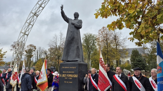 Uroczystości w Suchowoli w 41. rocznicę męczeńskiej śmierci ks. Jerzego Popiełuszki, 26.10.2025, fot. Grzegorz Pilat