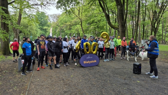 Jubileuszowy, 400. Parkrun w Białymstoku, 17.05.2025, fot. Marcin Mazewski