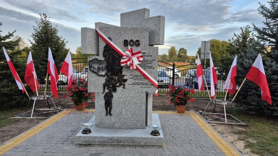 Odsłonięcie i poświęcenie pomnika ku czci Bohaterów Podziemia Niepodległościowego, 27.09.2025, fot. Marta Nazarko