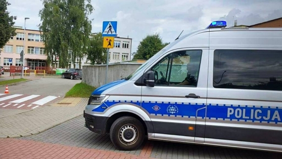 Kontrole policji w Łomży, 27.08.2025, źródło: KMP Łomża