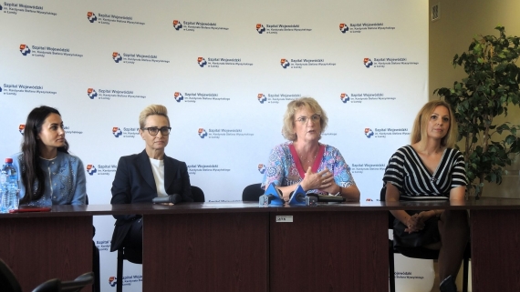 Konferencja w Szpitalu Wojewódzkim w Łomży poświęcona onkologii, 19.09.2025, fot. Adam Dąbrowski