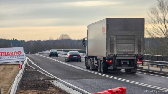 Nowy most koło Wizny, 14.11.2025, fot. Paweł Wądołowski