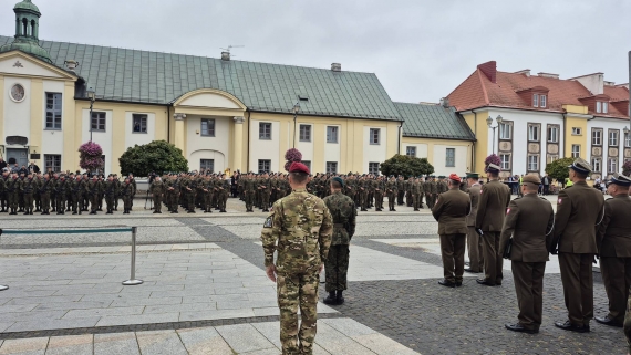 Przysięga uczestników projektu "Wakacje z wojskiem", 13.09.2025, fot. Ryszard Minko