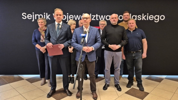 Podlascy radni PiS wnioskują do zarządu województwa o przebudowę drogi Augustów-Suwałki, 16.10.2025, fot. Renata Reda