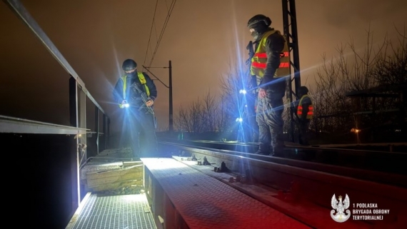 Patrol żołnierzy 1. Podlaskiej Brygady Obrony Terytorialnej, fot. GDD/1. PBOT
