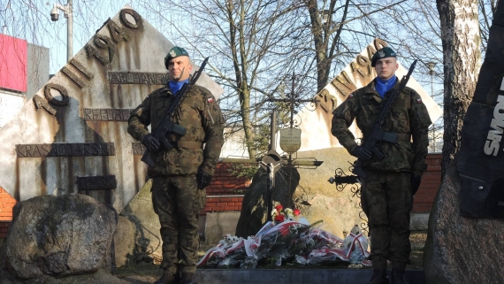 W Łomży uczczono 85. rocznicę pierwszych masowych wywózek na Wschód, 10.02.2025, fot. Adam Dąbrowski
