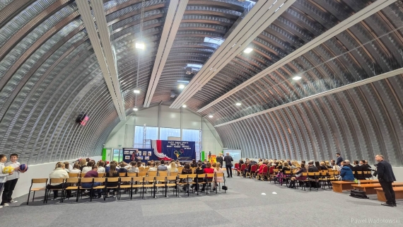 Nowa hala sportowa w Pniewie, 8.12.2025, fot. Paweł Wądołowski