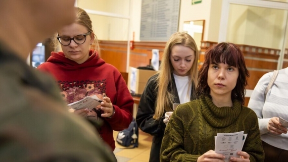 Spotkanie z pracownikami Wojskowego Centrum Rekrutacji na Wydziale Prawa Unwiersytetu, źródło: Wydział Prawa UwB