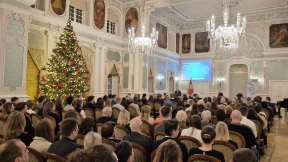 W Auli Magna UMB uroczyście wręczono prawa wykonywania zawodu lekarzom i lekarzom dentystom, 8.12.2025, fot. Marcin Gliński