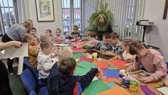 Zajęcia w ramach projektu "ARTakcja" w Tykocinie, 26.11.2025, fot. Marcin Gliński