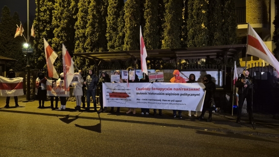Białorusini Białegostoku solidaryzują się z więźniami politycznymi w Republice Białoruś  08.12.2025