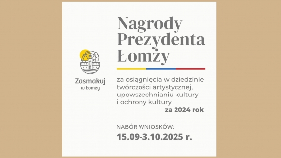 Nagrody prezydenta Łomży, 22.09.2025, fot. UM Łomża