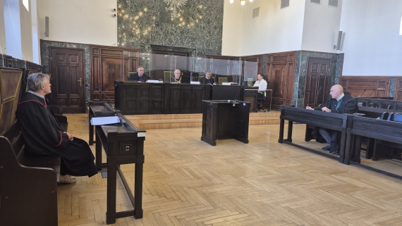 Zakończył się proces apelacyjny w sprawie nielegalnej produkcji amfetaminy w ogródkach działkowych w Białymstoku, 21.10.2025, fot. Marta Nazarko