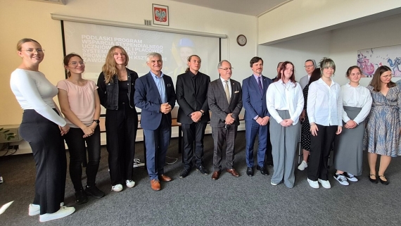 Program stypendialny jest kierowany do wyróżniających się uczniów szkół zawodowych woj. podlaskiego, 10.09.2025, fot. Iza Kosakowska