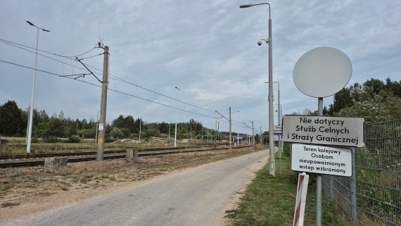 Przejście kolejowe w Kuźnicy, 11.09.2025, fot. Marcin Gliński