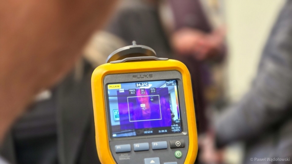 Akcję pomiarów przeprowadzi Miejskie Przedsiębiorstwo Energetyki Cieplnej, 13.11.2025, fot. Paweł Wądołowski