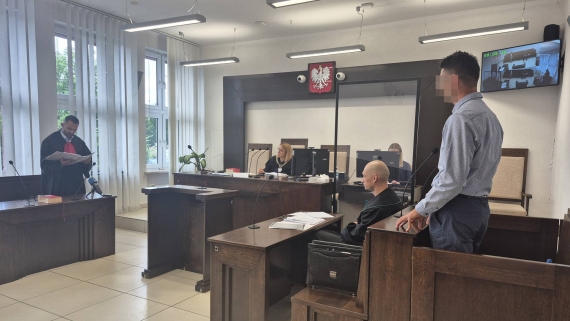 Proces funkcjonariusza Straży Granicznej, który służbowym autem przejechał psa, 15.09.2025, fot. Marta Nazarko