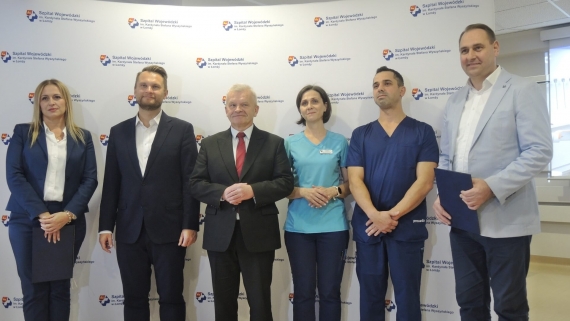 Chcemy stworzyć nowoczesny szpital - powiedział dyrektor placówki Dariusz Domasiewicz, 13.11.2025, fot. Adam Dąbrowski