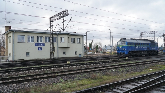 Stacja Sokółka, źródło: PKP Polskie Linie Kolejowe/ fot Tomasz Łotowski